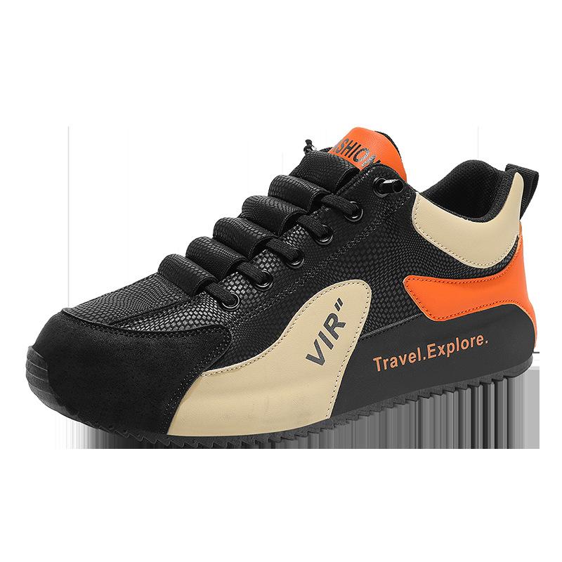 

New men s shoes spring youth versatile thick-soled heightening leisure one-pedal outdoor travel low-top sports tide shoes 39