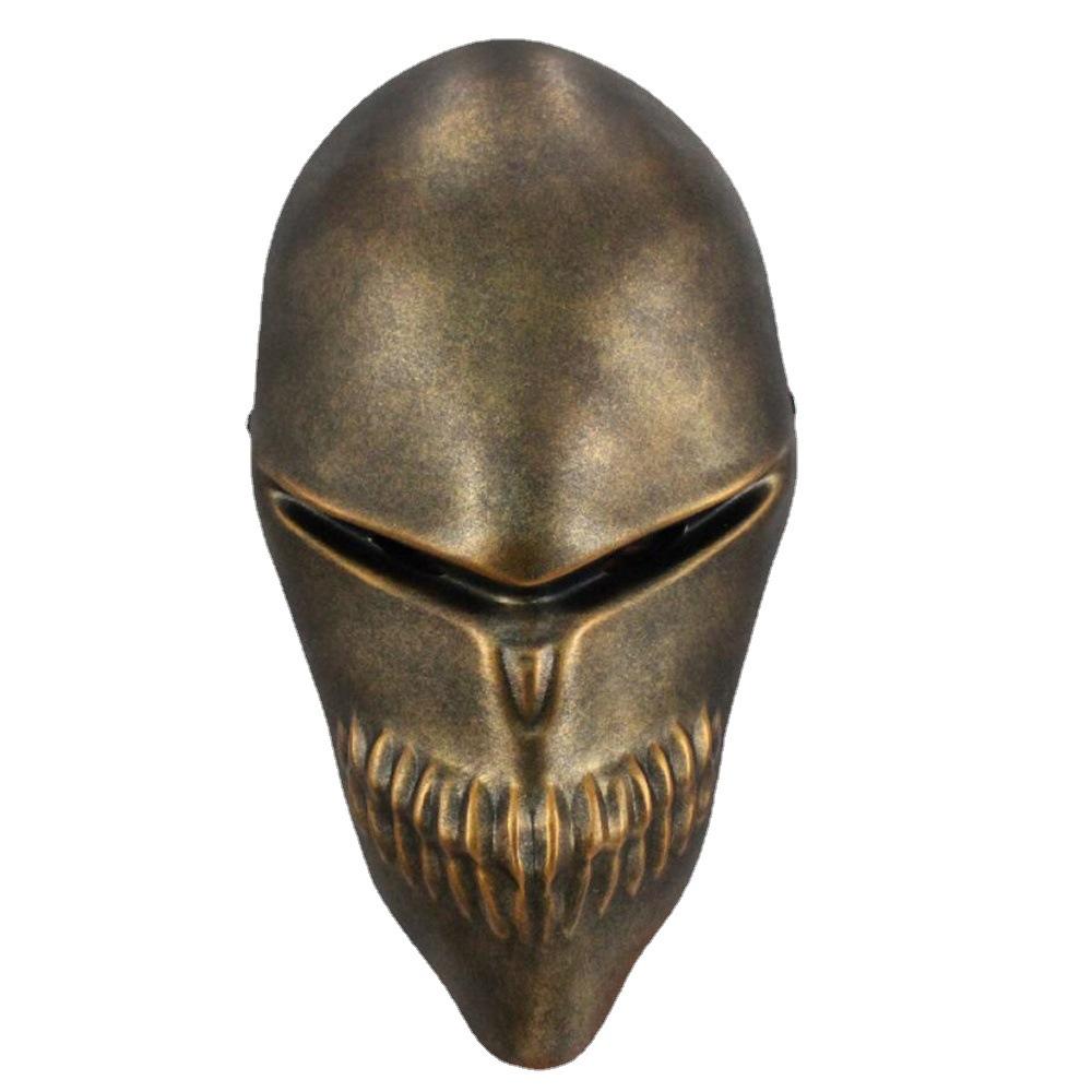 Silver Copper White Japanese Anime Reaper Bone Mask Halloween Cos Dress Up Resin Facial Mask New