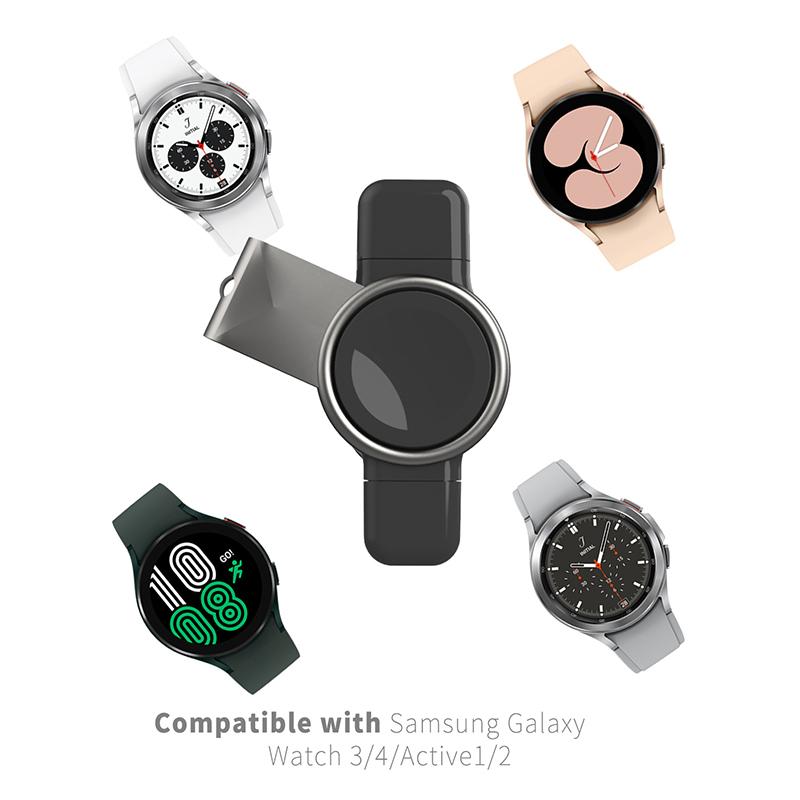 Fast Magnetic Charger For  Galaxy Watch 6/5Pro/5/4/3 Active 1 2 Charging 40/42/44/46Mm  Watch Power Supply