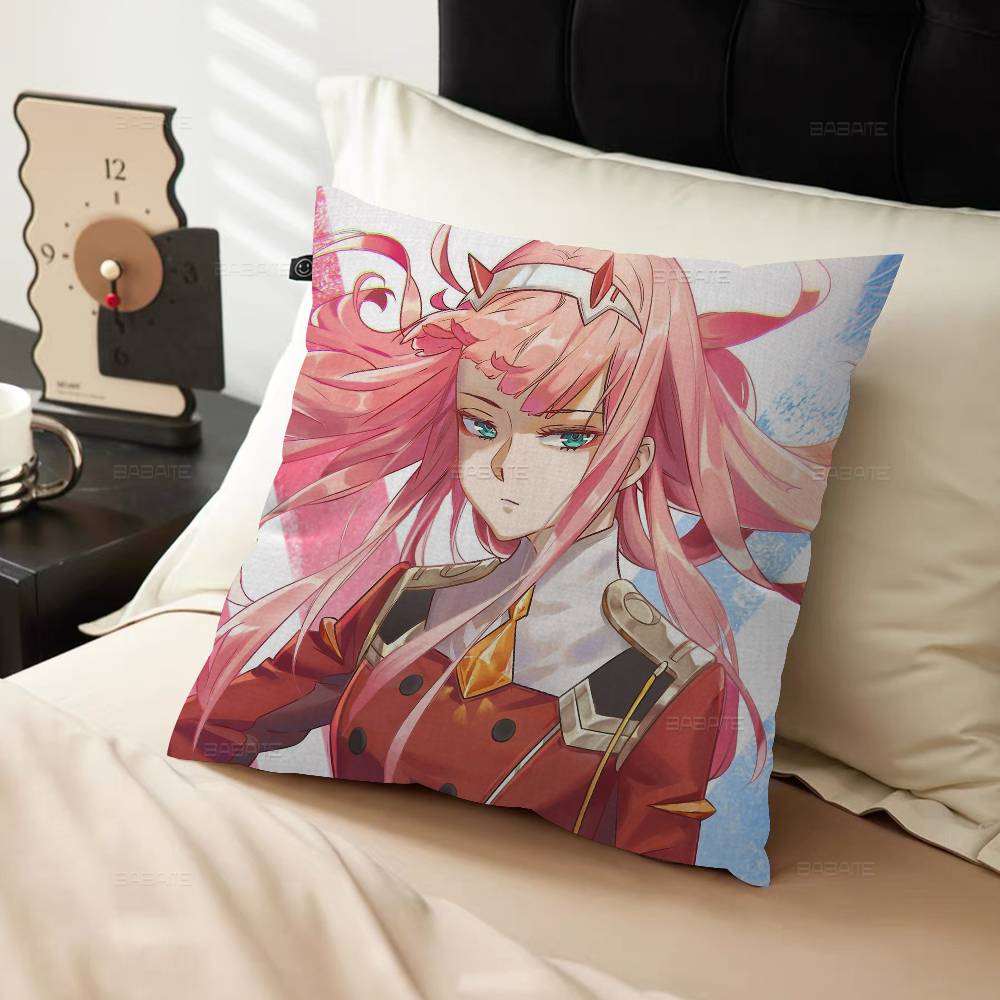 DARLING In The FRANXX Зеро Ту 45*45см Наволочка Декор Наволочка для Подушки Домашняя Наволочка для Подушки на Диван 30cmx30cm