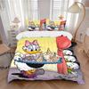 3pcs Disney Daisy Duck Bedding Set Includes Quilt Cover and Pillowcases, Suitable for All Seasons S017
