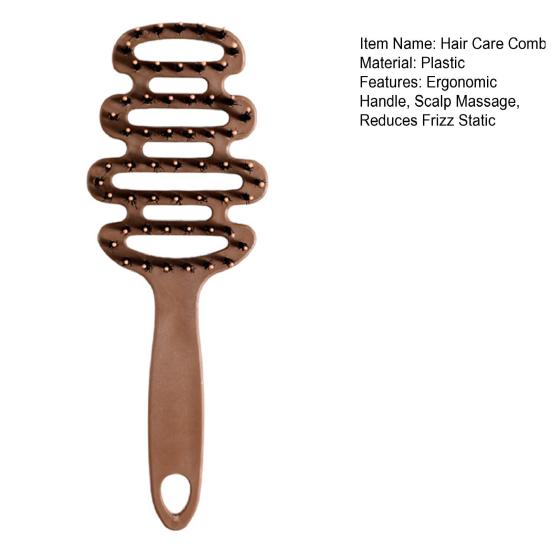 1/2/3 ks Hřeben na péči o vlasy s kančími štětinami Redukuje krepatění Statický Masážní kartáč na pokožku hlavy Vyživující hřeben na pokožku hlavy