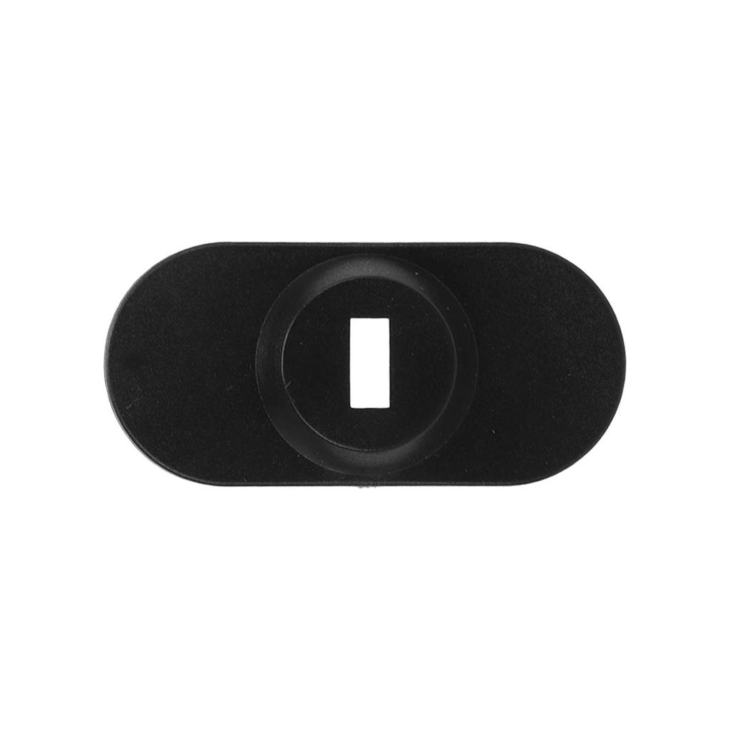 Laptop Ankerplatte Schwarz Diebstahlschutz Schlüsselloch POM Sicherheit Schwarz für Notebook Monitor Telefon