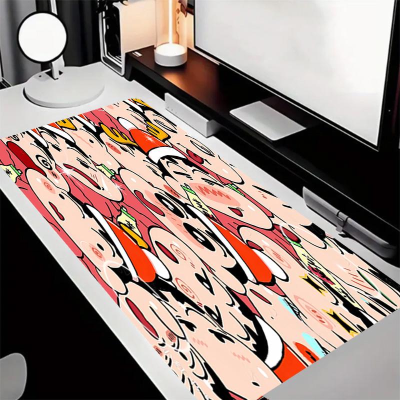 Crayon Shin-chan Theme Premium Non-slip Mouse Pad with Stitched Edges,Durable Rubber Material,for Desktop & Gaming Great Gifts