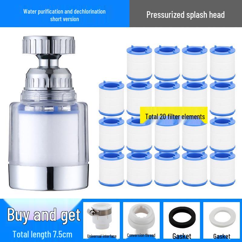 Universal Faucet Extender & Water Filter Splash Head
