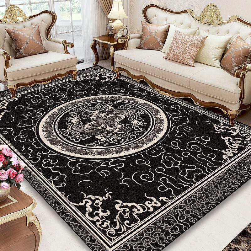 Living Room European Style Carpets Large Area Sofa Area Rugs for Bedroom Decoration Cloakroom Floor Mat Non-slip Entrance Carpet