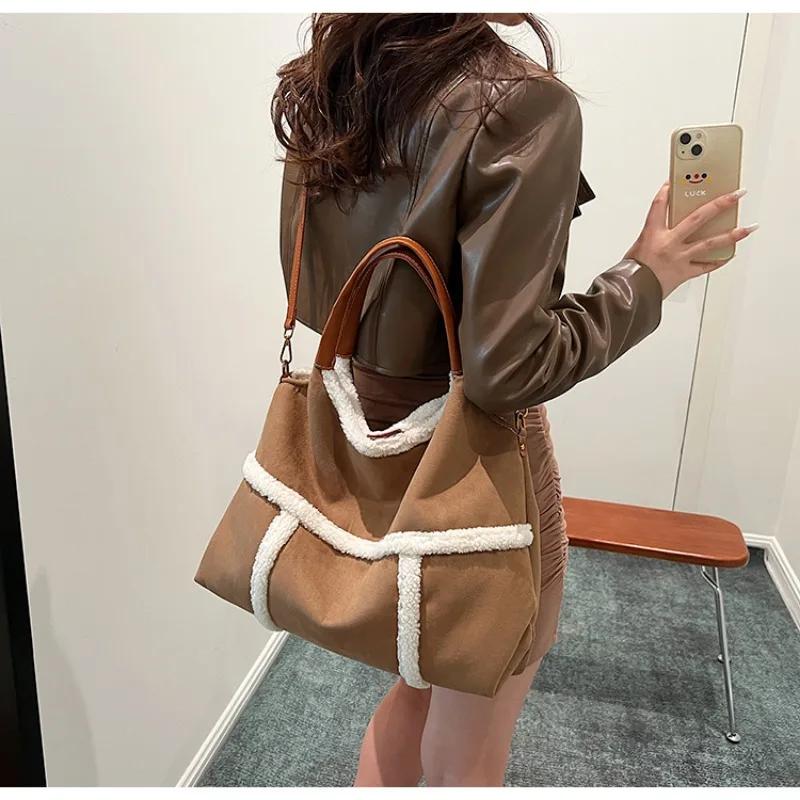 Large capacity elegant bag autumn/winter new shoulder bag niche high-end versatile women's bag