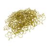80Pcs Cartoon Bee Paper Clips Cute Shaped Fun Bookmarks with Transparent Box School Supplies Gold