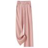 2025 Women's High-Waisted Linen-Cotton Wide-Leg Pants - Slimming, Wrinkle-Resistant, Casual Summer Style