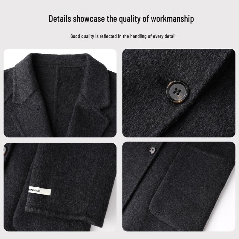 HSTYLE Elegant Commuter Premium Double-faced Wool Coat