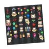 Multipurpose Art Moulds Animal Theme Nails Template Molds Silicone Texture for Beauticians and Nails Art Learners
