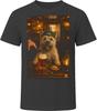 Cairn Terrier Drinking Beer At the Bar T Shirt
