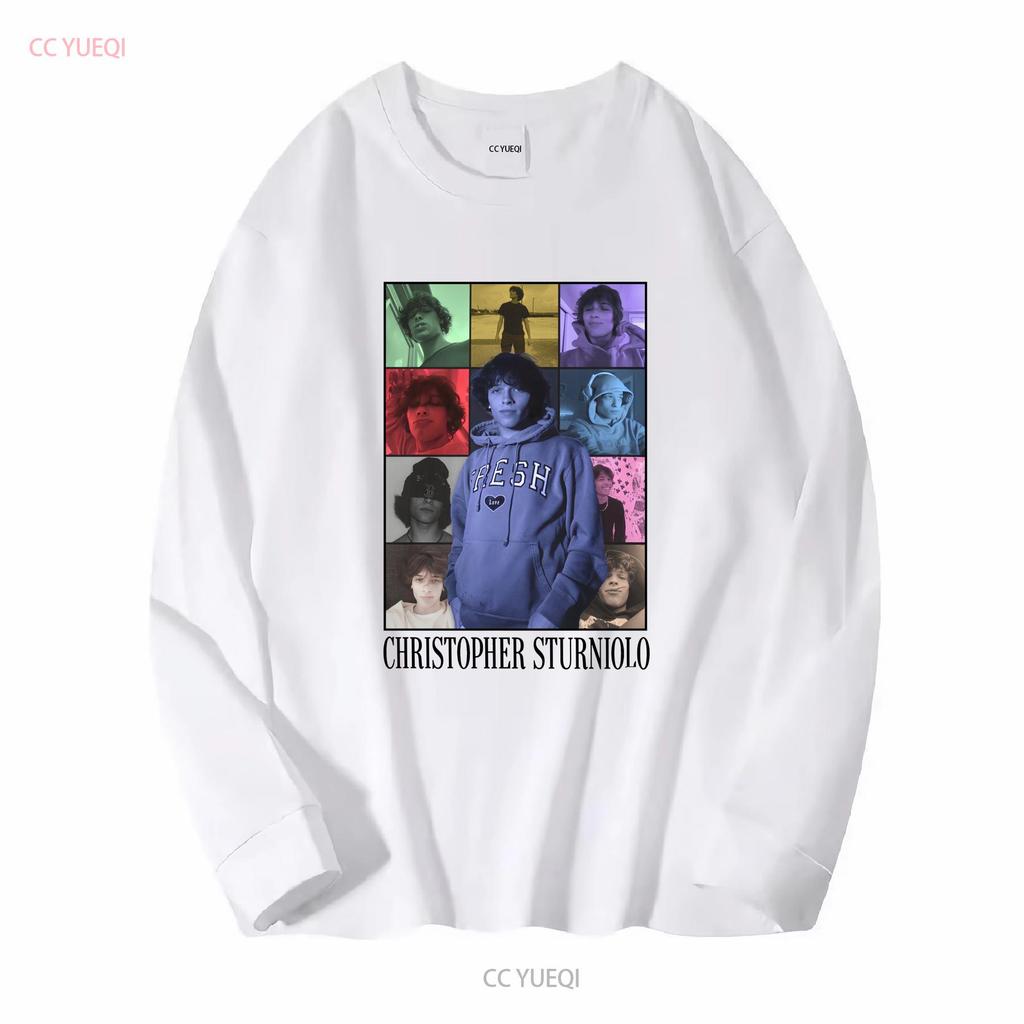 Christopher Sturniolo Eras Tour shirt Chris T Triplets long or short sleeves vintage Washed Versatile Breathable