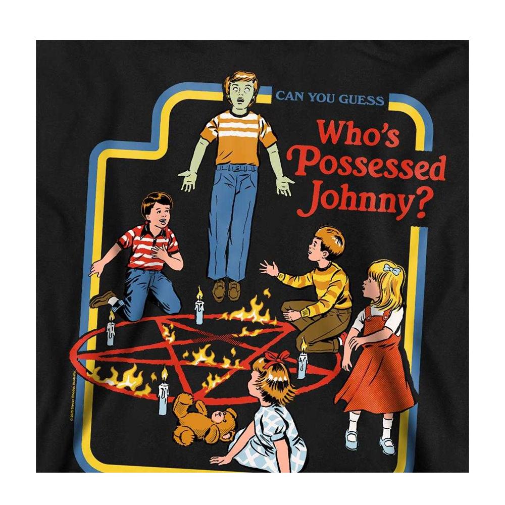 Steven Rhodes Unisex Adult Who´s Possessed Johnny Sweatshirt