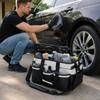 Scatola porta attrezzi per la pulizia Zaino per la pulizia delle spalle Borsa organizer portatile con più scomparti per uso domestico e commerciale