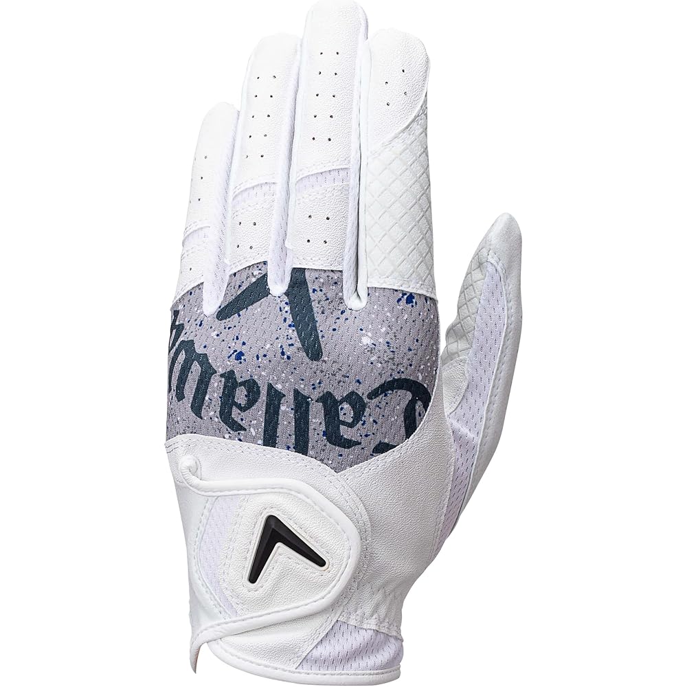 

Callaway Graphic Left Hand Golf Glove White Grey 21cm Men s