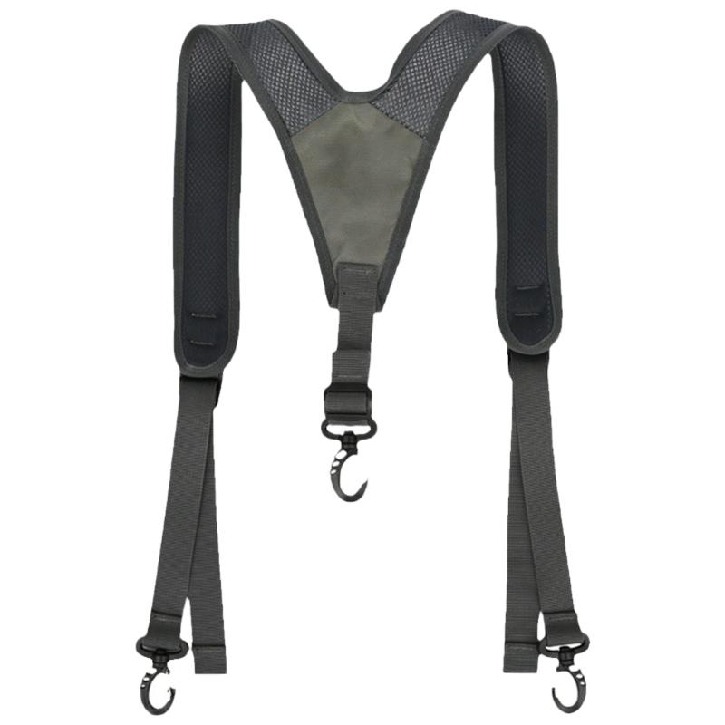 Tactic Adjustable Y Type Suspenders Outdoor Duty Belt Tactic Harness Adjustable Tactic Suspenders with Paded Support серый