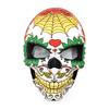 Zombie Skeleton EVA maska ​​Mexický den mrtvých Skull maska ​​Cosplay Tištěná barevná párty maska ​​prop Halloween dekorace