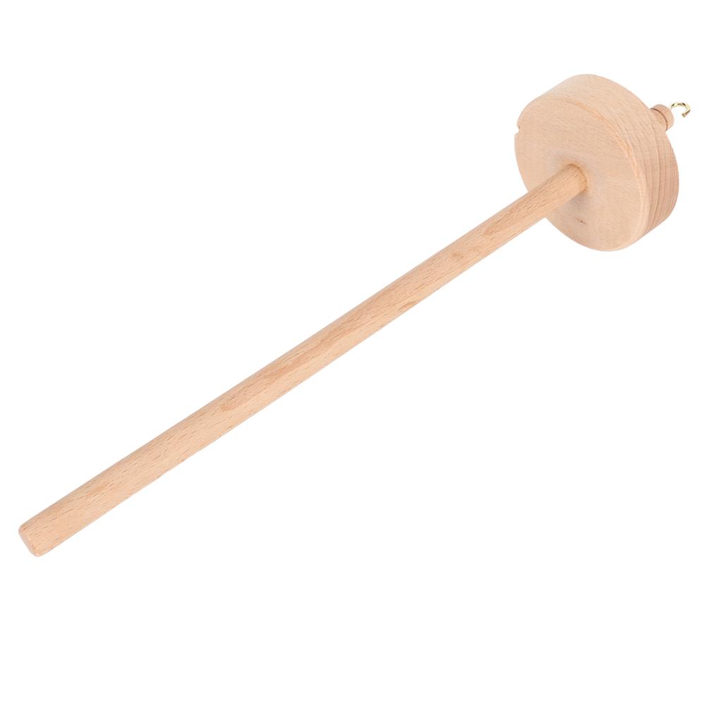 Yarn Making Spindle Fade Resistant Comfortable Hand Feel DIY Wooden Yarn Spinner Drop Spindle