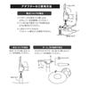 Yamaha Motors Bicycle Air Folding Step Air American British Dragonfly Can Also Be Used for Floaties and Yamaha Logo PAS Q5KSGIY00001 (Yamaha) Pump,
