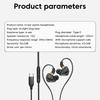 Digitale Chip Kabelgebundene Kopfhörer 3,5 mm AUX/Typ C 9D HIFI Schwerer Bass In-Ear Headsets Mit Mikrofon Kopfhörer Für Samsung Huawei Xiaomi OPPO iPad PC