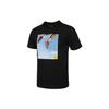 T-Shirts Herren Schwarz Rundhals Mittlere Normale Passform DA9895-010