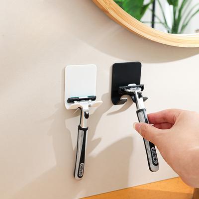 Power Plug Hook Strong Adhesive Hook No Need To Drill Holes Manual Razor HookRazor Storage Bracket