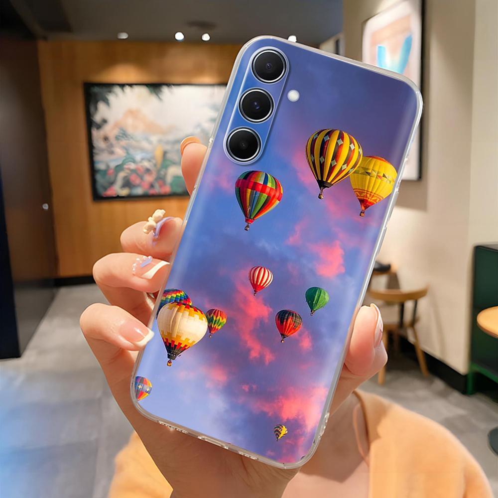 6.7" For Samsung A36 SM-A366E Case Painted Pattern Soft Clear Silicone TPU Cover on For Samsung Galaxy A36 5G A366 Cases Fundas