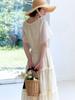 Fabric Seoul Picnic Cancan Maxi Dress