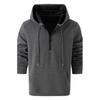Men S Hooded Sweatshirt Plaid Casual Loose Fit Long Sleeve Pullover