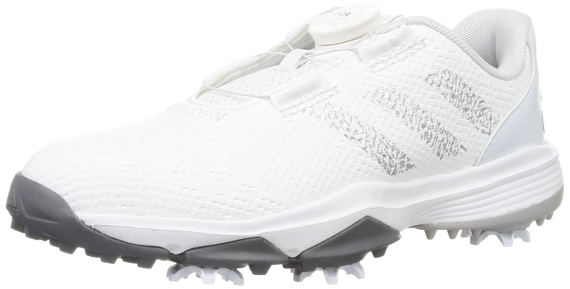 

Кроссовки для гольфа Junior Code Chaos 22 BOA Kids Footwear Toe cm 2E [Adidas Golf] Белый/Серебристый Металлик/Серый 23.0