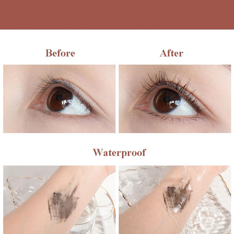 Korean Cosmetics Black Mascara Lengthen Lashes Extra Volume Waterproof Natural Eyelashes Female Professional Makeup Full Size