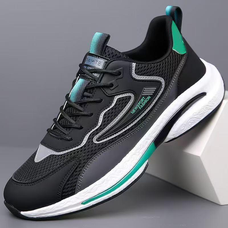 

Spring 2025 new men s mesh casual sports shoes fashionable versatile comfortable breathable men s shoes leather shoes 44