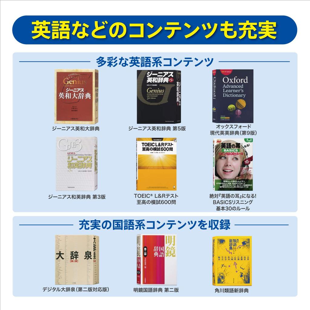 Casio Ruský elektronický slovník Ex-word XD-SR7700 (68 Obsah)