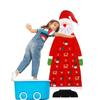 Felt Christmas Tree Calendar Hanging Decor Holiday Ornament Kids Christmas Gifts Door Wall Decoration for Home Party