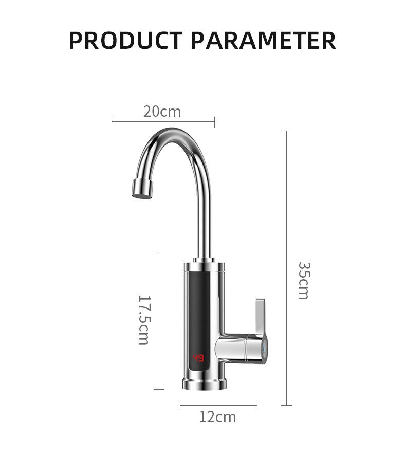 110V Dual-Use Quick-Heating Electric Faucet for Kitchen and Bathroom