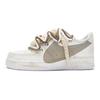 Nike Air Force 1 Low 'T10' Low top Skateboard Shoes Women's Khaki White DD8959-100(TeamR-T10S-BOX)