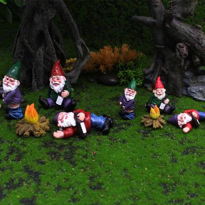 Cross-Border Christmas Gnome Figurines: Personalized Elf Resin Crafts & Micro-Landscape Ornaments