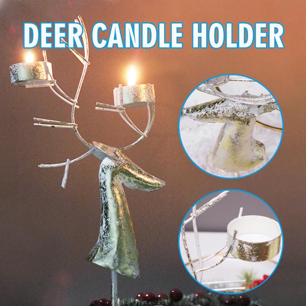 

PDTO рога оленя олень подсвечник рождественские украшения новые статуи