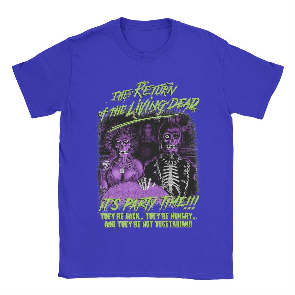 The Return Of The Living Dead Men T-shirt Divertenti T-shirt a Manica Corta Girocollo Cotone 5XL Abbigliamento