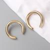 Simple Fashion Metal Geometric Big Round Earrings For Women Hollow Stud Earrings Jewelry Punk Party Gift Accessories