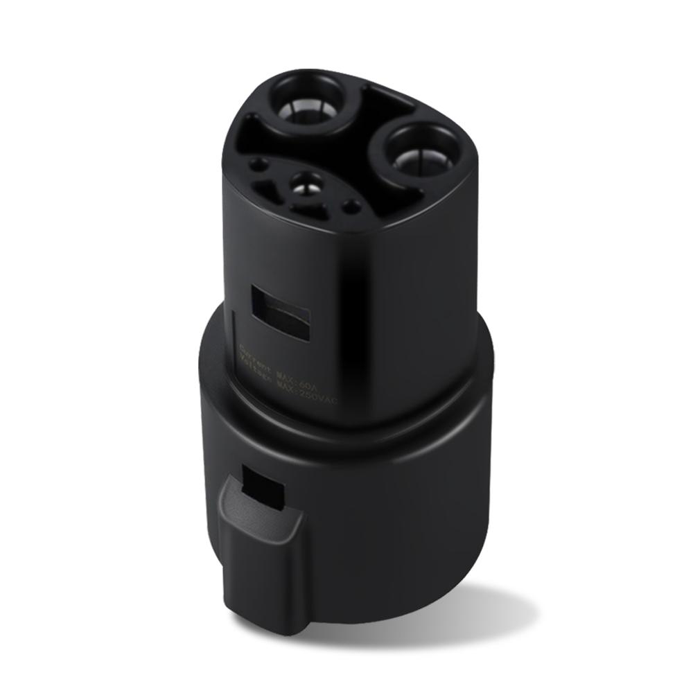 Adaptor Type 1 To Type 2 Adapter Convertor SAE J1772 To Tesla EV Charger Connector for Electric Car Use