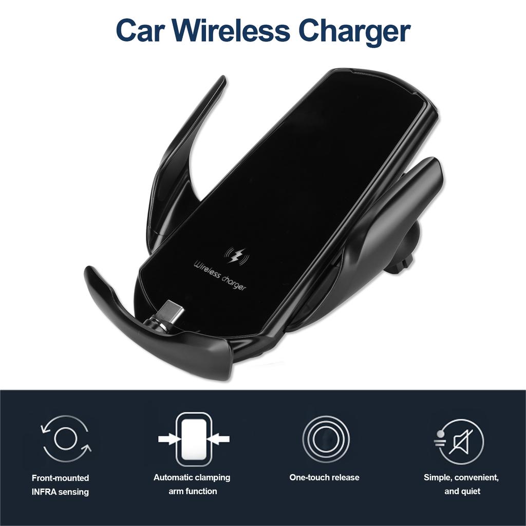 Smart Sensor Car Wireless Magenetic     Vent Mount Holder   15W Cell Phone Fast Charging