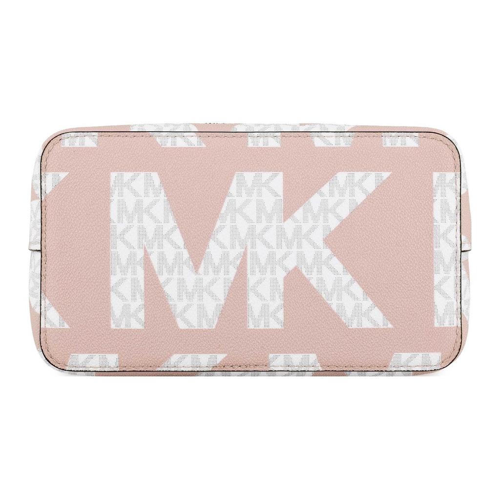 New MICHAEL KORS Suri Artificial Leather Bucket Bag, Shoulder Bag, Crossbody Bag, Handbag Medium Women's Soft Pink 35T1GU2M8V-648