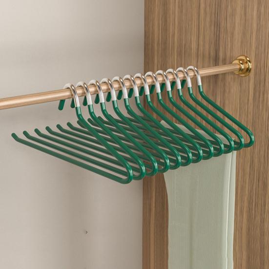 5Pcs Organization Space-saving Durable Z-shaped 35/37cm Household Clothes Racks Clothes Hangers