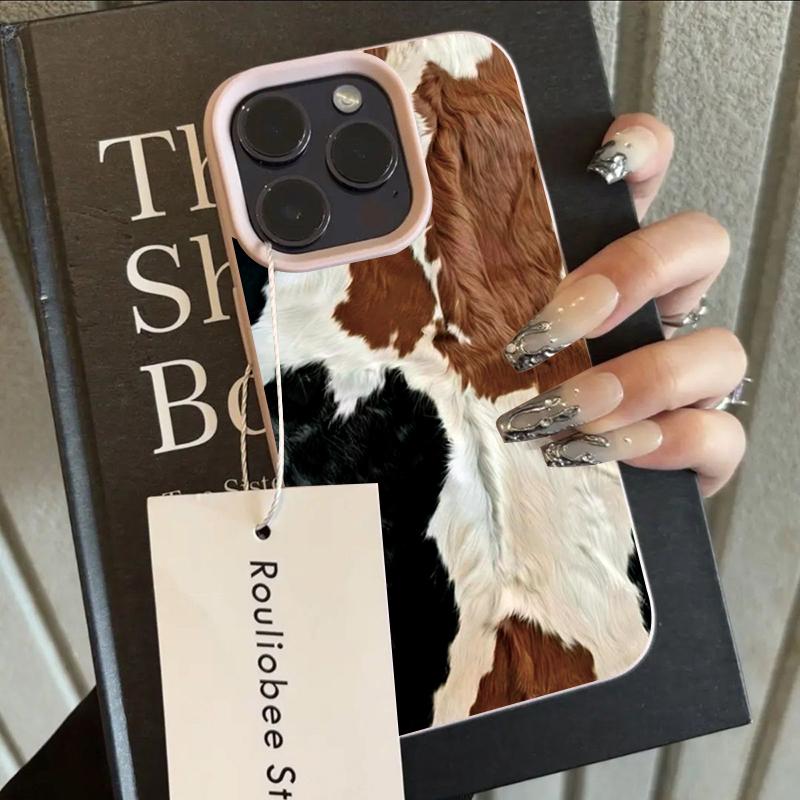 For iPhone 17 16 15 14 13 12 11 Pro Max Air Case Cow Lichee Pattern Silicone Cover For iPhone XS Max XR X 16E 16 Plus Soft Funda