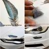 3D Reflective Feather Car Door & Body Stickers: Scratch Cover & Creative Decoration