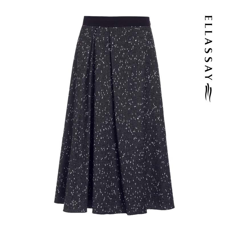 ELLASSAY Elegant Mid-Length A-Line Skirt