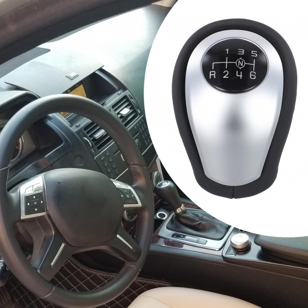 Stilvoller Lederschaltknauf für Mercedes Vito W447 6-Gang-Schaltgetriebe