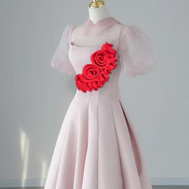 1 buc accesorii textile stereo DIY bijuterii haine decorare flori dantelă accesorii nuntă accesorii multicolore